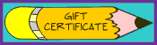 Gift certificate pencil HP